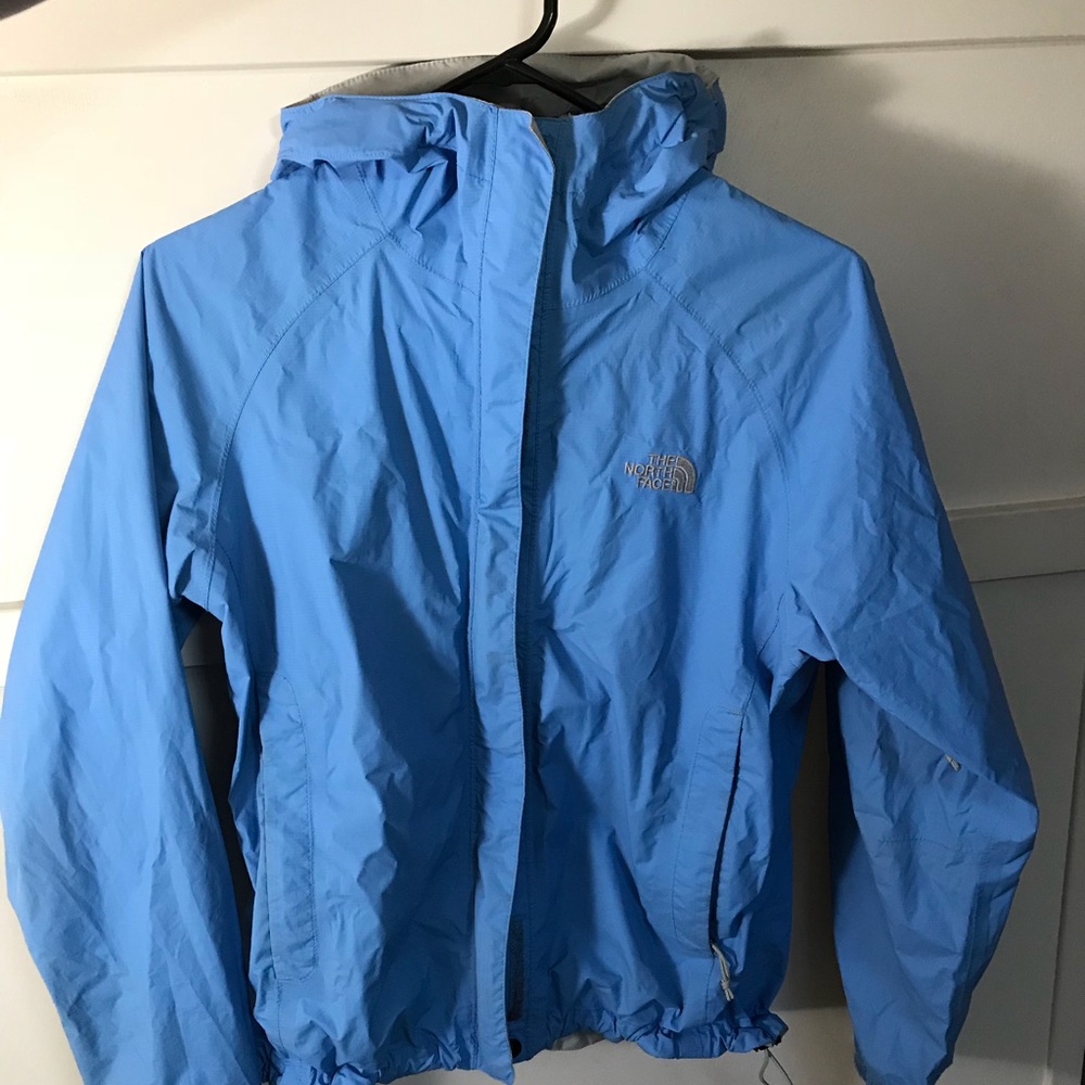 Blue Northface windbreaker